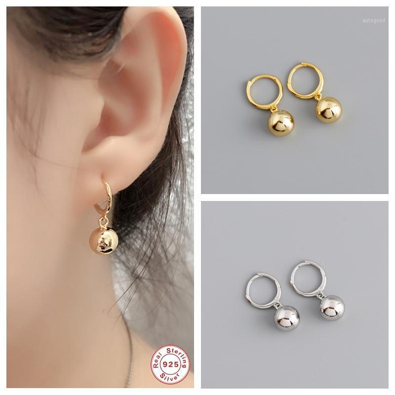 Hoop & Huggie 100% 925 Sterling Silver Bead Pendant Hoops Earring For Girls Lovers' Unisex Minimalist Pendientes Woman Fine Earrings Je
Hoop & Huggie 100% 925 Sterling Silver Bead Pendant Hoops Earring For Girls Lovers' Unisex Minimalist Pendientes Woman Fine Earrings Je