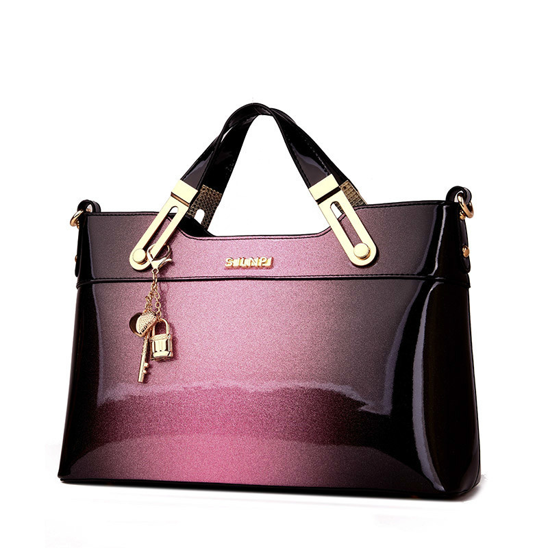 New Luxury Women Leather Handbags Designer Crossbody Bag High Quality Patent Leather Ladies Shoulder Bag Fashion Tote Sac A Main C0121, Burgundy
New Luxury Women Leather Handbags Designer Crossbody Bag High Quality Patent Leather Ladies Shoulder Bag Fashion Tote Sac A Main C0121, Burgundy