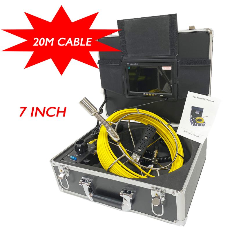 23MM 1000TVL Sewer Pipe Inspection Video Camera Industrial Endoscope Drain Camera 20M Cable 7inch TFT LCD
23MM 1000TVL Sewer Pipe Inspection Video Camera Industrial Endoscope Drain Camera 20M Cable 7inch TFT LCD