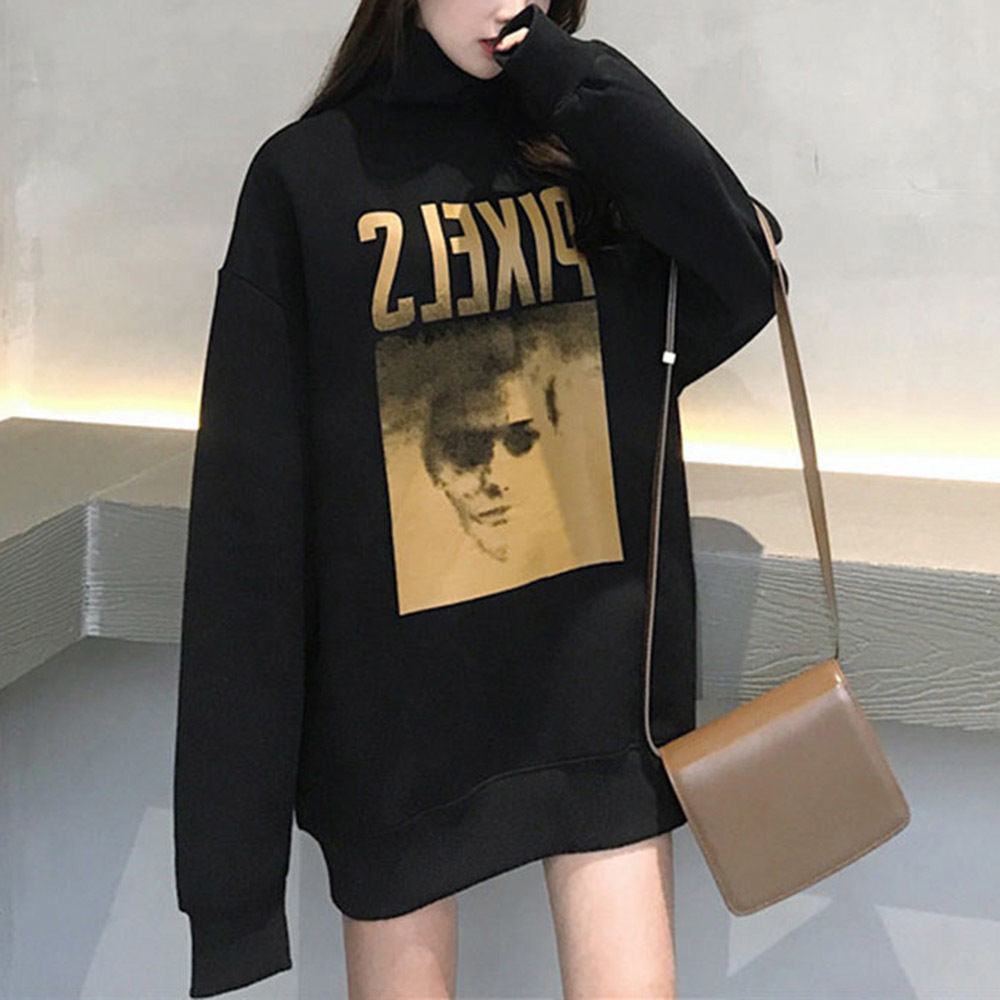 2021 New Korean Version Hoodie Trendy Autumn Winter Thick Simple Hot Sale Hipster Long Sleeve Turtleneck Top PAY9, Black
2021 New Korean Version Hoodie Trendy Autumn Winter Thick Simple Hot Sale Hipster Long Sleeve Turtleneck Top PAY9, Black