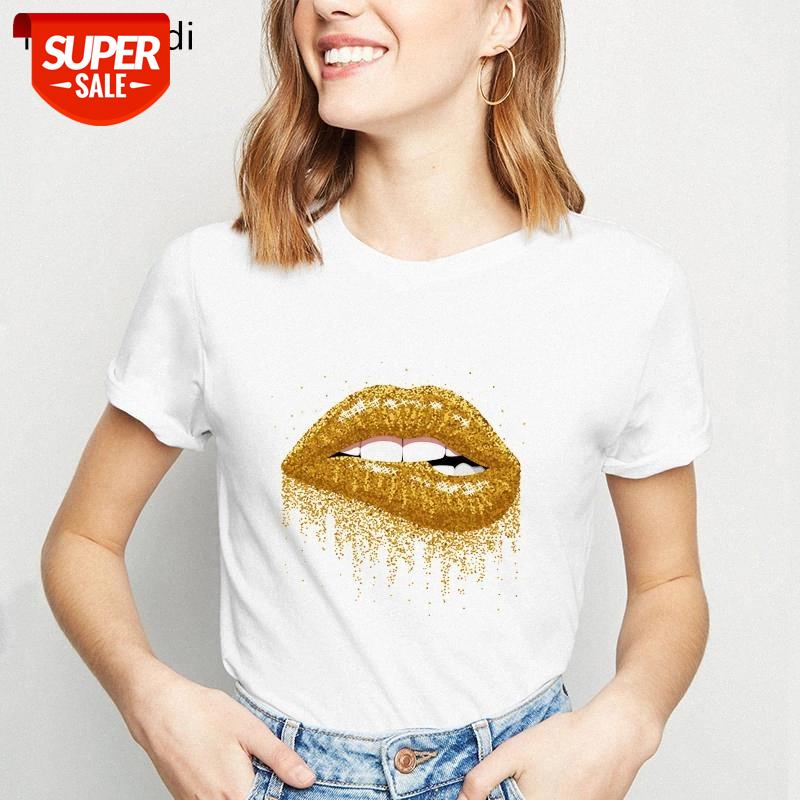 Pride Lgbt Gay Love Lesbian t shirt women Sexy Lips Gold Glitter Print T-Shirt femme harajuku shirt summer tops tshirt female #y88h, White
Pride Lgbt Gay Love Lesbian t shirt women Sexy Lips Gold Glitter Print T-Shirt femme harajuku shirt summer tops tshirt female #y88h, White