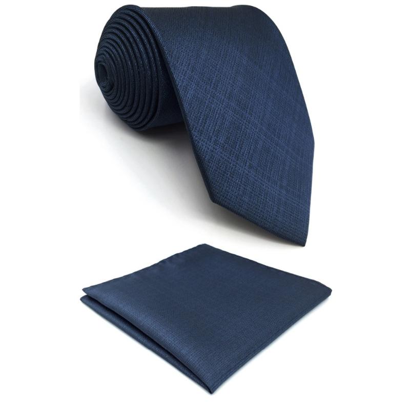 D20 Navy Solid Mens Necktie Silk Dress Classic Hanky Ties for male Wedding Fashion Extra long size 63
D20 Navy Solid Mens Necktie Silk Dress Classic Hanky Ties for male Wedding Fashion Extra long size 63