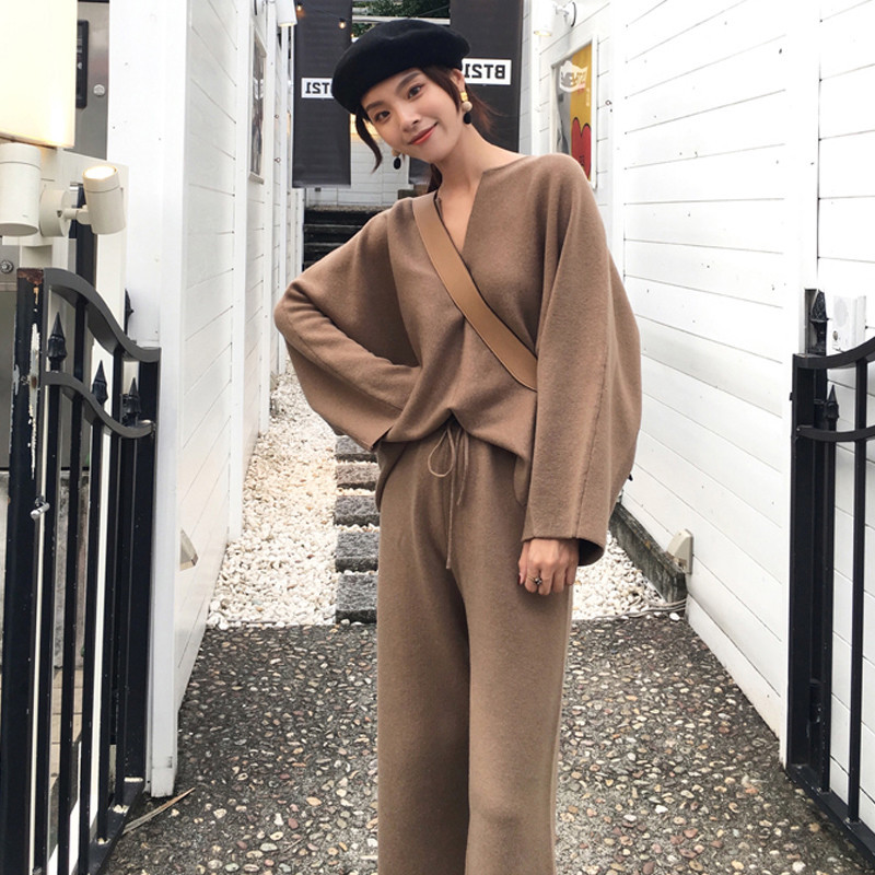 2021 Women Two Outfits Fall New Winter Released Pullovers Nightgown Pants Wide Leg 2 Piece Suit 9PDV, Green.
2021 Women Two Outfits Fall New Winter Released Pullovers Nightgown Pants Wide Leg 2 Piece Suit 9PDV, Green.