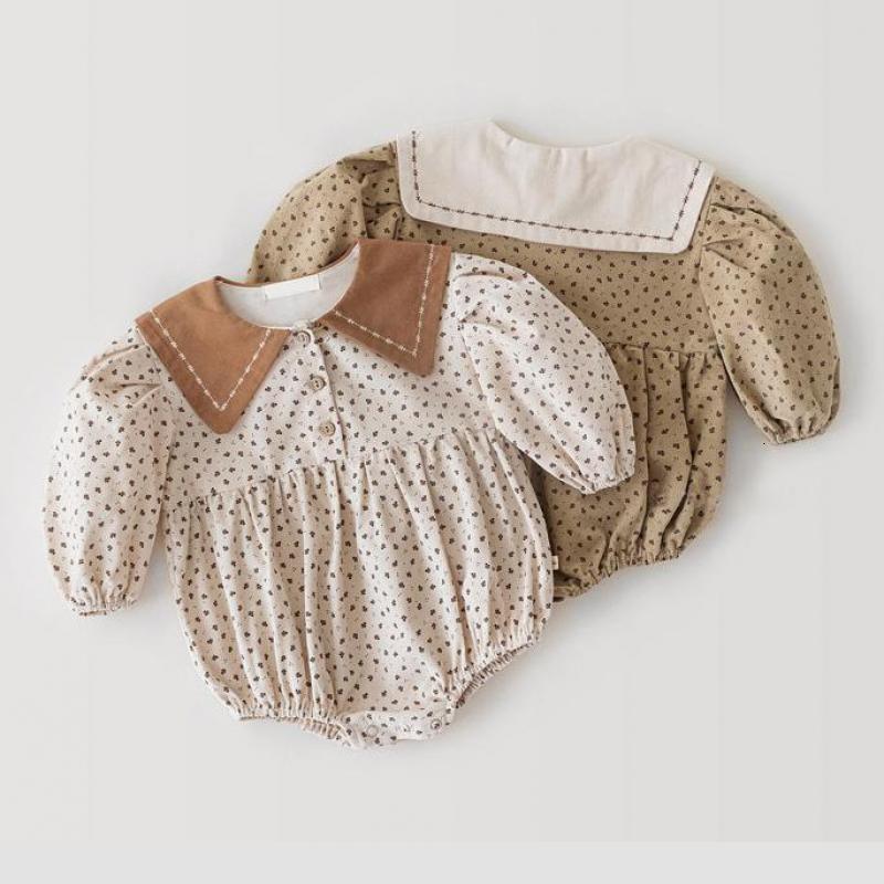 2021 Spring Kids Baby Girl Floral Bodysuit Cotton Clothing Long Sleeve Jumpsuit Lapel Cute Princess Onesie New Born Outfits 6h5e, 211h12bodysuit2
2021 Spring Kids Baby Girl Floral Bodysuit Cotton Clothing Long Sleeve Jumpsuit Lapel Cute Princess Onesie New Born Outfits 6h5e, 211h12bodysuit2