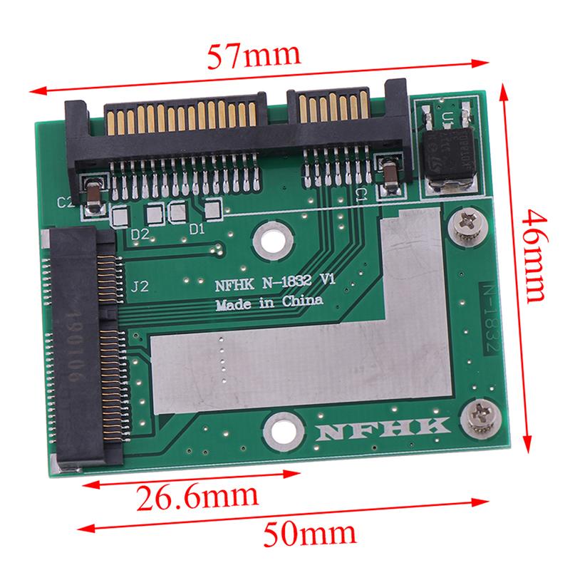 New MSATA SSD To 2.5'' SATA 6.0gps Adapter Converter Card Module Board Mini Pcie Ssd
New MSATA SSD To 2.5'' SATA 6.0gps Adapter Converter Card Module Board Mini Pcie Ssd
