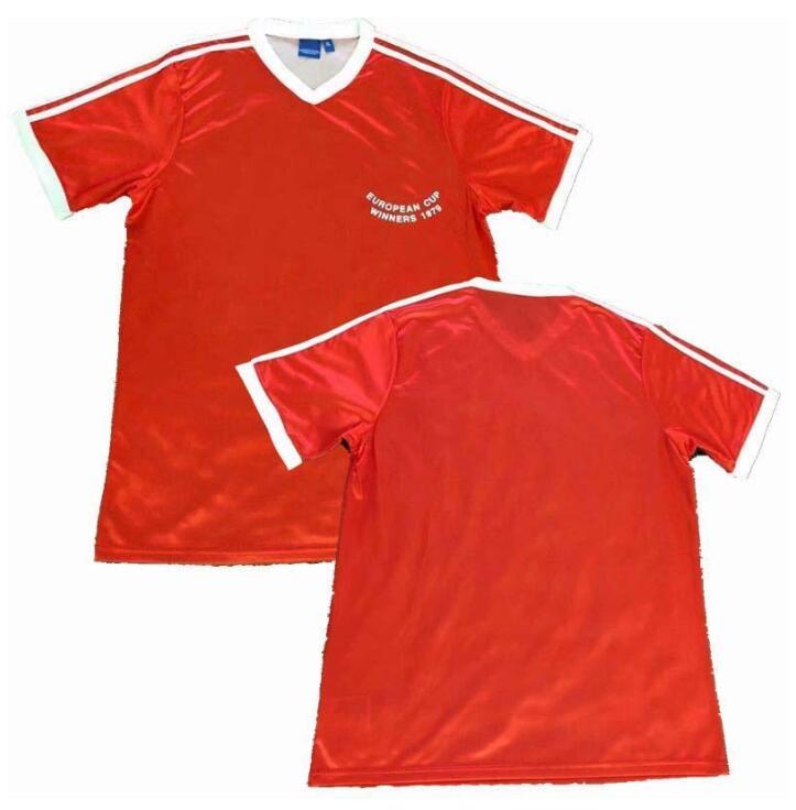EUROPEAN CUP WINNERS 1979 Nottingham Forest Retro football home shirts Nottingham McGovern Star Robertson Burns Lloyd soccer jerseys, Black;yellow
EUROPEAN CUP WINNERS 1979 Nottingham Forest Retro football home shirts Nottingham McGovern Star Robertson Burns Lloyd soccer jerseys, Black;yellow