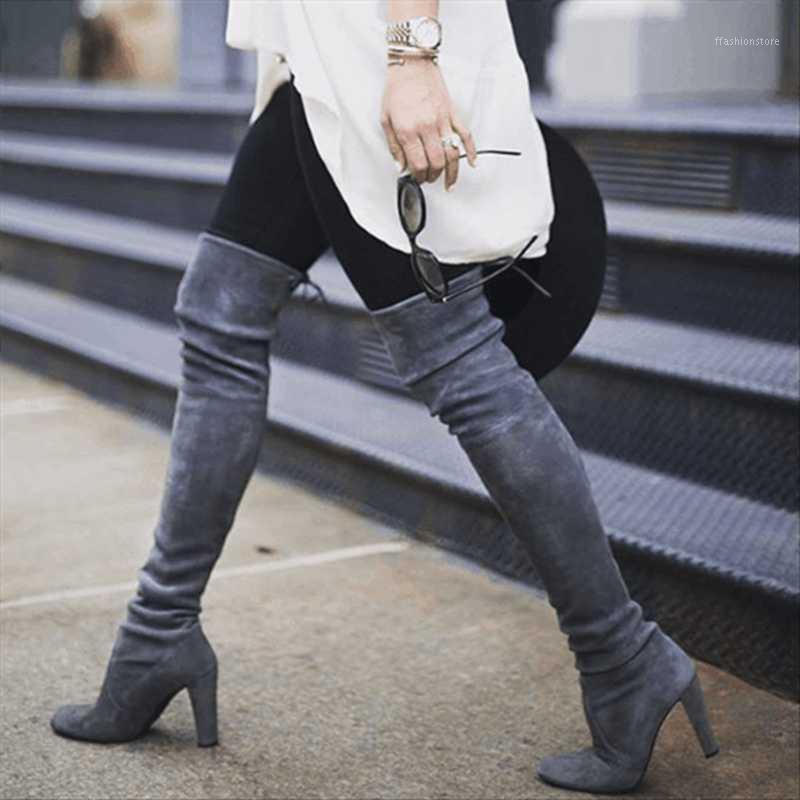 PUIMENTIUA Women Thigh High Boots Fashion Suede Leather High Heels Lace up Female Over The Knee Boots Plus Size Shoes1, Black
PUIMENTIUA Women Thigh High Boots Fashion Suede Leather High Heels Lace up Female Over The Knee Boots Plus Size Shoes1, Black
