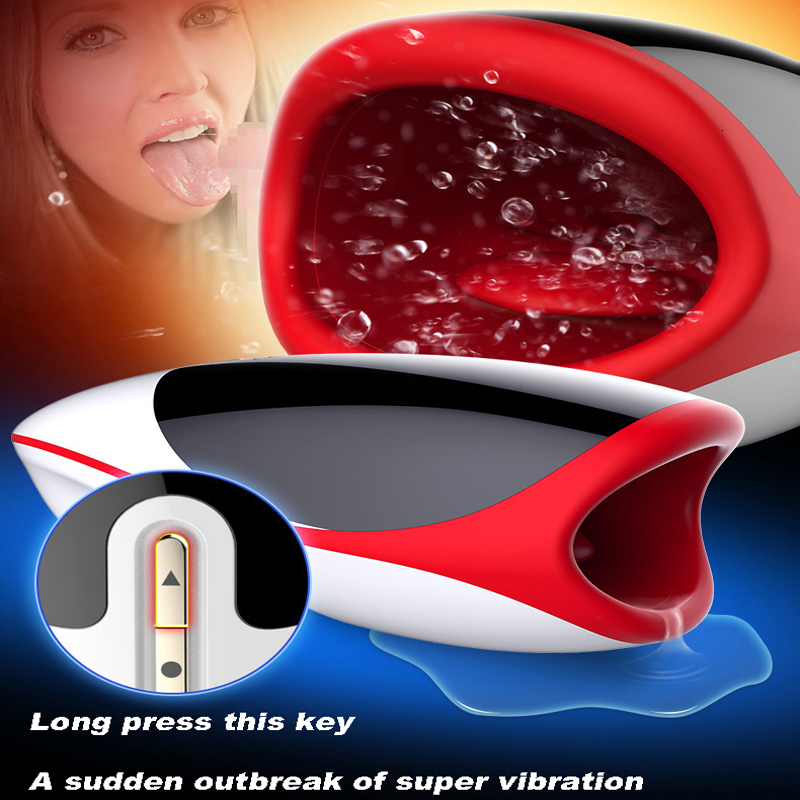 Leten Deep Throat Oral Male Masturbator for man Heating Realistic Sex Machine Vibrating Pussy Blowjob Sex Toys for Men sex toy Y191010