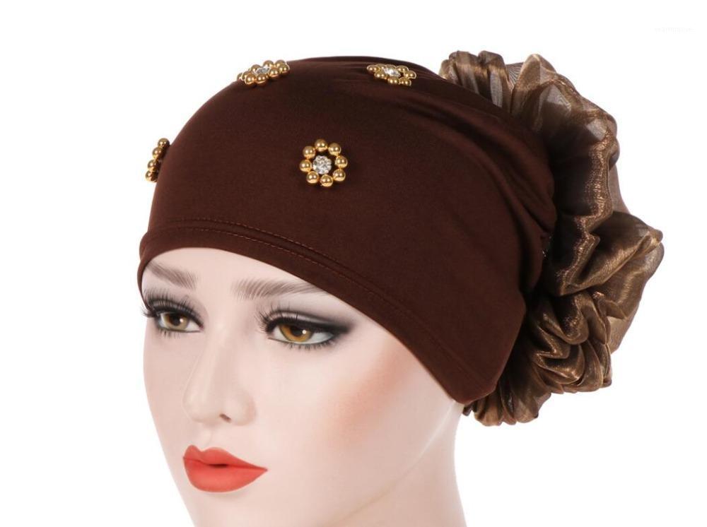 Luxury Women Metallic Flower Beanie Hat Bonnet Chemo Cap Headwear Muslim Scarf Hijab Islamic Turban1, White
Luxury Women Metallic Flower Beanie Hat Bonnet Chemo Cap Headwear Muslim Scarf Hijab Islamic Turban1, White