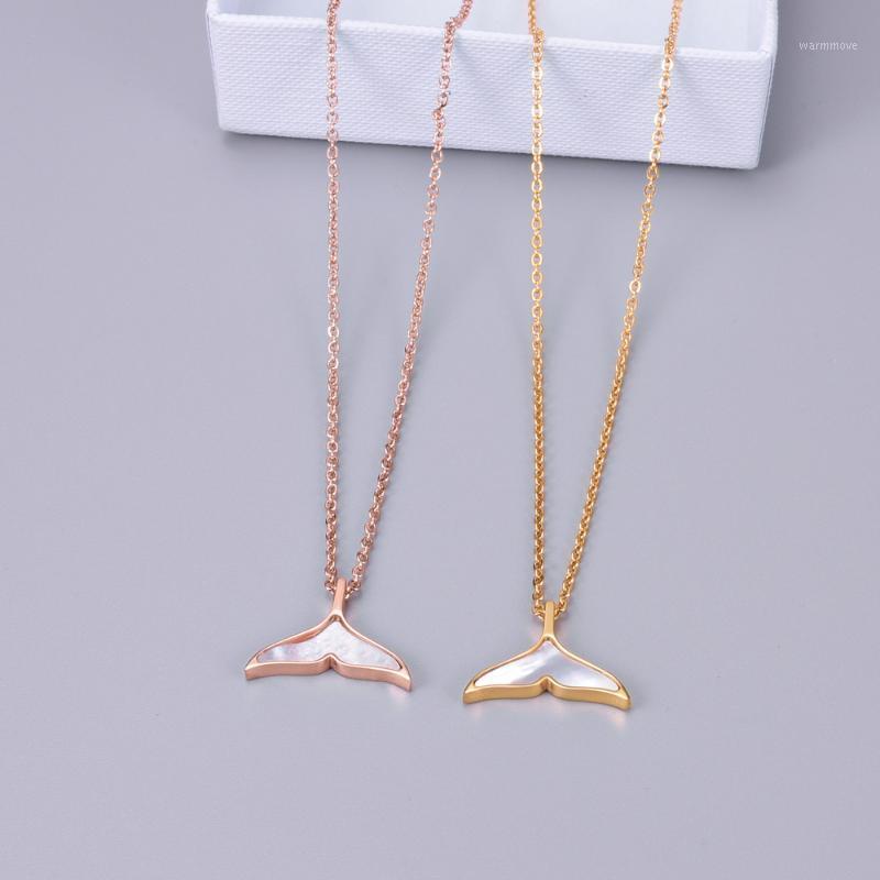 Mermaid Tail Women Necklace Shell Setting Titanium Steel Rose Gold Plated Short Necklace Female Clavicle Chain HCL1331
Mermaid Tail Women Necklace Shell Setting Titanium Steel Rose Gold Plated Short Necklace Female Clavicle Chain HCL1331