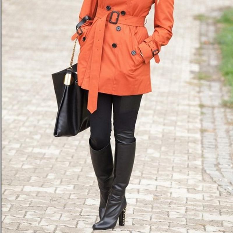 Rivet Studded Women Knee High Boots Black Leather Block Heel Round Toe Winter Ladies Shoes Custom Made Top Quality Slip On Boots
Rivet Studded Women Knee High Boots Black Leather Block Heel Round Toe Winter Ladies Shoes Custom Made Top Quality Slip On Boots