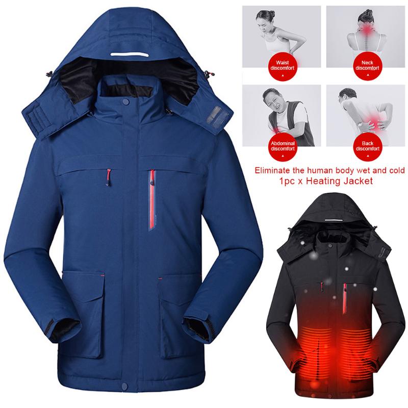 Man Hooded Heating Jacket USB Powered Waterproof Hiking Windproof Zipper Closure Insulated Outdoor Winter Warm 3 Gears Electric, Grey
Man Hooded Heating Jacket USB Powered Waterproof Hiking Windproof Zipper Closure Insulated Outdoor Winter Warm 3 Gears Electric, Grey