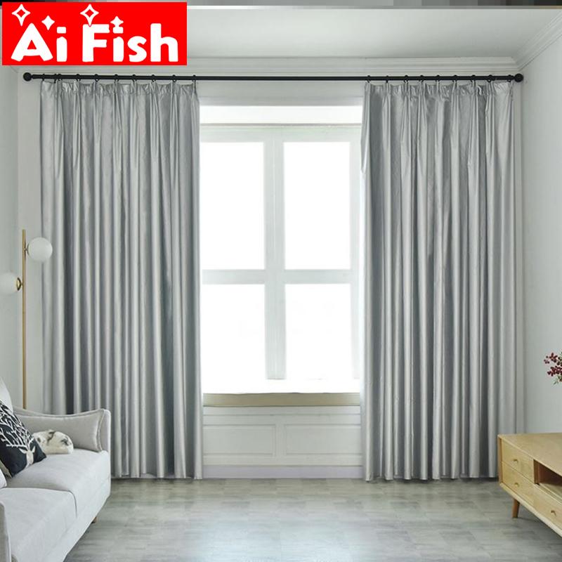 Insulated sunscreen bedroom bay window full shading curtains cloth gray simple Light-blocking lining curtains Drapes MY128#4, Light grey
Insulated sunscreen bedroom bay window full shading curtains cloth gray simple Light-blocking lining curtains Drapes MY128#4, Light grey