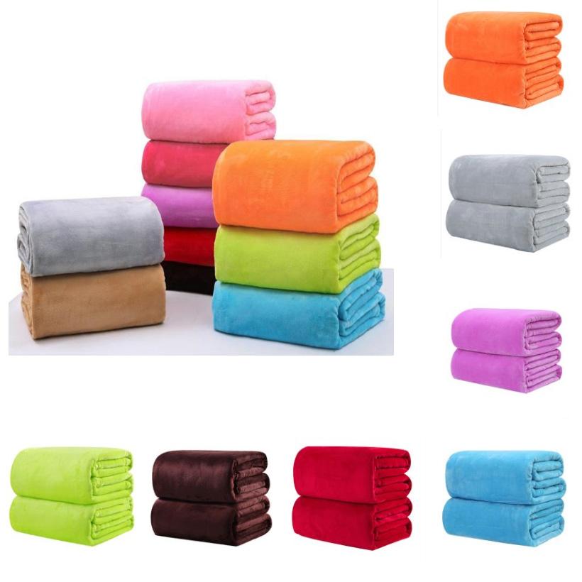 10 Colors Warm Flannel Fleece Blankets Soft Solid Blankets Solid Bedspread Plush Winter Summer Throw Blanket for Bed Sofa HH9-3552
10 Colors Warm Flannel Fleece Blankets Soft Solid Blankets Solid Bedspread Plush Winter Summer Throw Blanket for Bed Sofa HH9-3552