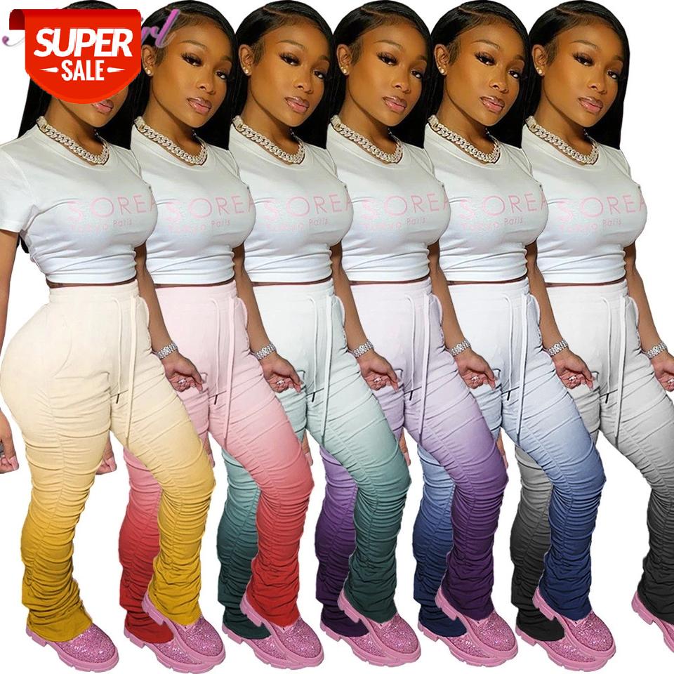 Casual Gradient Pleated Flare Pant High Waist Trousers Women 2020 Summer Elastic Stacked Sweatpants Outfit Leggings Bell Bottom #6Q2N, Black;white
Casual Gradient Pleated Flare Pant High Waist Trousers Women 2020 Summer Elastic Stacked Sweatpants Outfit Leggings Bell Bottom #6Q2N, Black;white