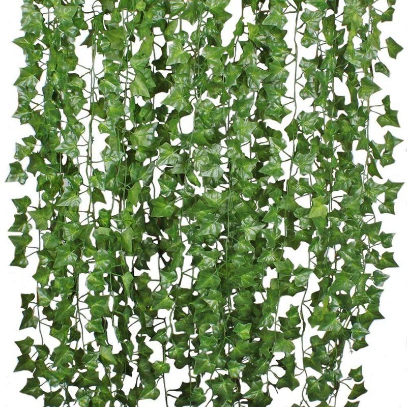 12Pcs Artificial Ivy Vine Hanging Garland False Leaf Vine Family Garden Wedding Wall Decoration, 84 Feet, Green
12Pcs Artificial Ivy Vine Hanging Garland False Leaf Vine Family Garden Wedding Wall Decoration, 84 Feet, Green