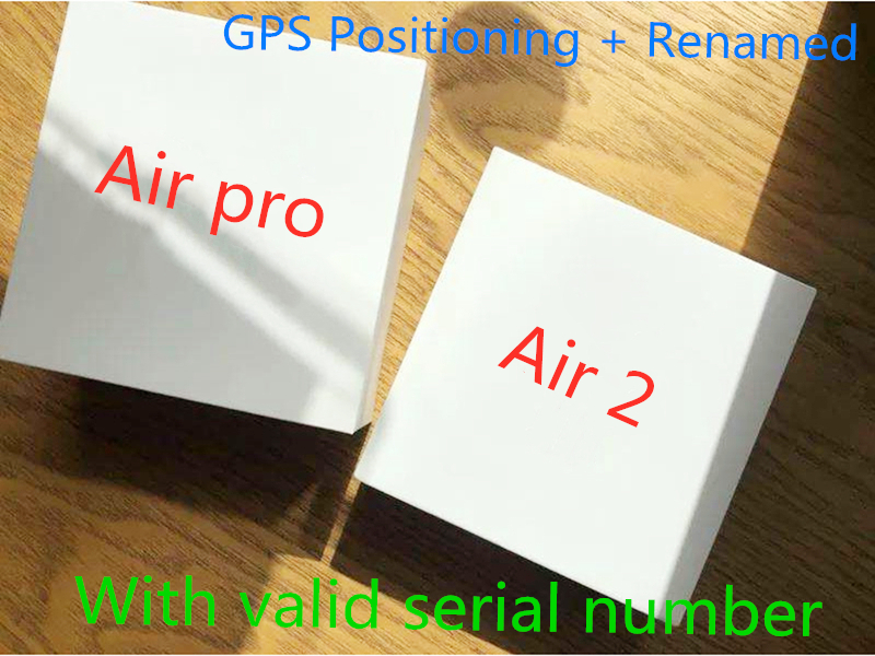 Newest headphone Air 2 air 3 pro H1 chip Renamed headset 2nd 3rd Generation Wireless Charging Bluetooth Earphones With GPS, Valid serial number
Newest headphone Air 2 air 3 pro H1 chip Renamed headset 2nd 3rd Generation Wireless Charging Bluetooth Earphones With GPS, Valid serial number