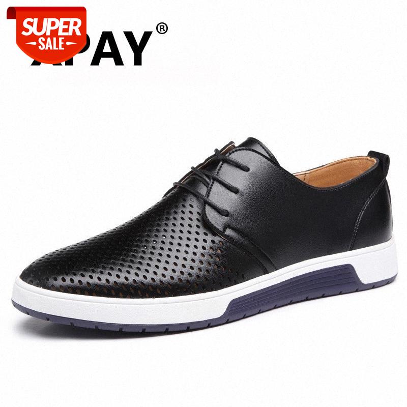 XPAY New 2019 Men Casual Shoes Leather Summer Breathable Holes Luxurious Brand Flat Shoes for Men Drop Shipping #Dn8h
XPAY New 2019 Men Casual Shoes Leather Summer Breathable Holes Luxurious Brand Flat Shoes for Men Drop Shipping #Dn8h