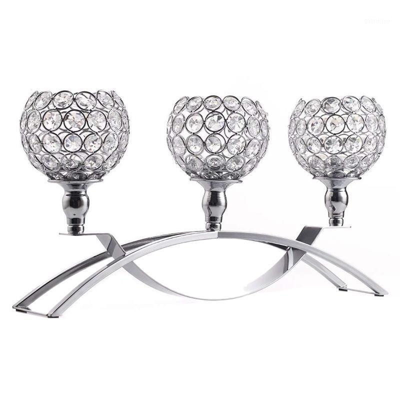 Silver Crystal Candle Holders 3 Holders Iron Candelabra Holder Coffee Table Decorative Centerpieces for Living Room Dinning Deco1
Silver Crystal Candle Holders 3 Holders Iron Candelabra Holder Coffee Table Decorative Centerpieces for Living Room Dinning Deco1