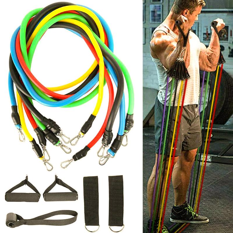 11 Piece Pull Rope Set Fitness Elastic Band Resistance Belt Training Set Pull With Tension Rope Workout Equipment
11 Piece Pull Rope Set Fitness Elastic Band Resistance Belt Training Set Pull With Tension Rope Workout Equipment