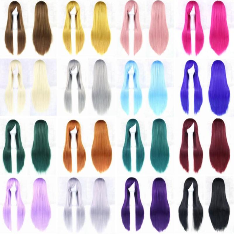 80 Cm Long Staight Cosplay Wig Heat Resistant Synthetic Hair Anime Party wigs 26 color Colourful
80 Cm Long Staight Cosplay Wig Heat Resistant Synthetic Hair Anime Party wigs 26 color Colourful