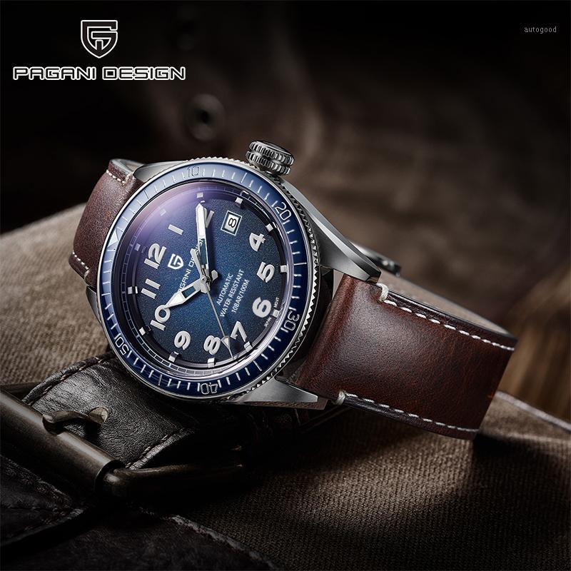 PAGANI DESIGN men automaticwatch Japan NH35A mens Mechanical watch waterproof 100M sport watch fashion clock Relogio Masculino1, Gold brown
PAGANI DESIGN men automaticwatch Japan NH35A mens Mechanical watch waterproof 100M sport watch fashion clock Relogio Masculino1, Gold brown