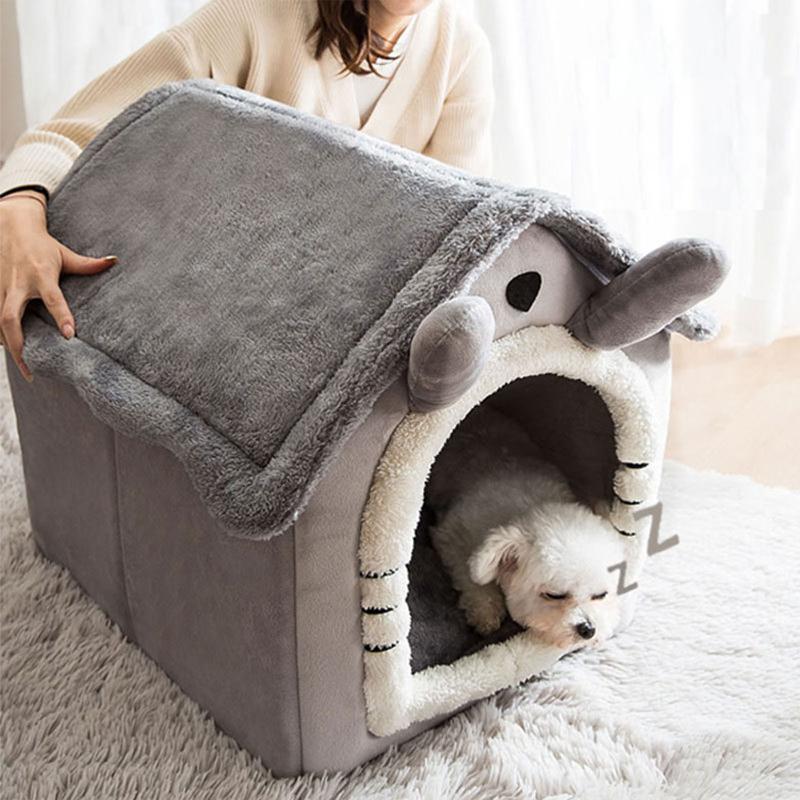 Foldable Cat House Winter Warm Washable Dog Bed Sleeping Plush Mat Small Dogs Cats Home Nest Kitten Puppy Kennel Shelter
Foldable Cat House Winter Warm Washable Dog Bed Sleeping Plush Mat Small Dogs Cats Home Nest Kitten Puppy Kennel Shelter