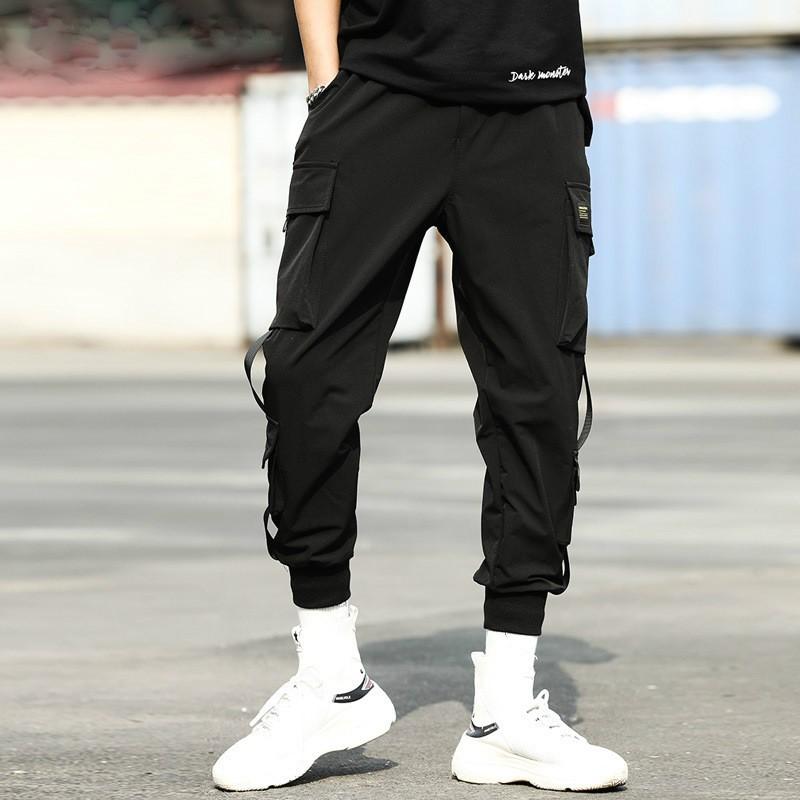 Men Elastic Waist Pants with Ribbons Casual Slim Jogger Pants Streetwear Hip Hop Black Harem Men Hip Hop Trousers, Khaki
Men Elastic Waist Pants with Ribbons Casual Slim Jogger Pants Streetwear Hip Hop Black Harem Men Hip Hop Trousers, Khaki