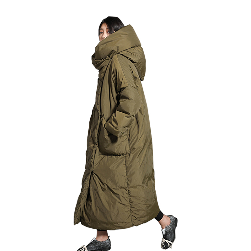 KJMYYX winter jacket women New Thicken Long Hooded parka women winter coat Warm Jacket Female Coats Overcoat 201019