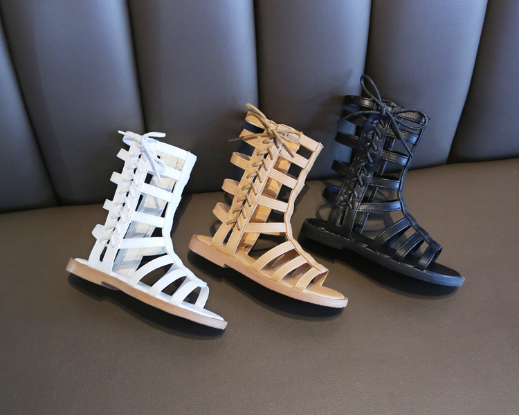 Clearance Summer Roman children sandals High-top kids girls gladiator sandals toddler baby sandals high quality baby booties