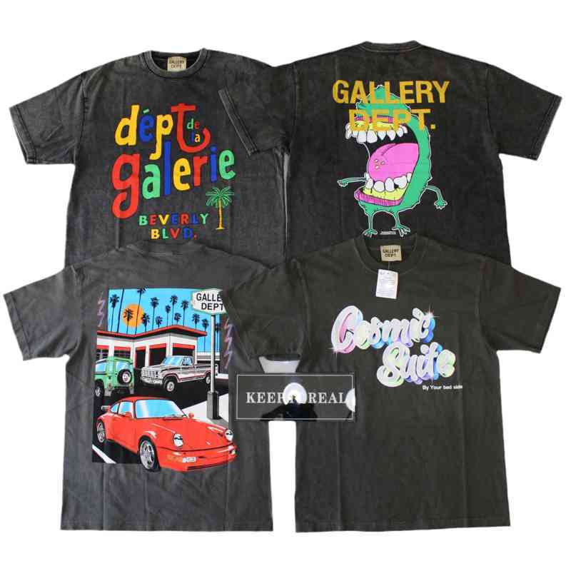 Galery dept fashion Vintage Wash used cartoon print loose men's and women's summer short sleeve T-shirt XYM, White;black
Galery dept fashion Vintage Wash used cartoon print loose men's and women's summer short sleeve T-shirt XYM, White;black