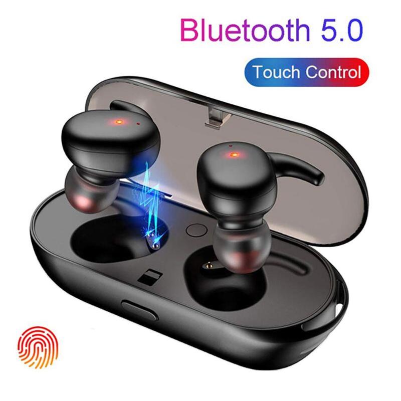 Bluetooth 5.0 Touch Control TWS Wireless Earphones Sports Earbuds Stereo Headset, Black
Bluetooth 5.0 Touch Control TWS Wireless Earphones Sports Earbuds Stereo Headset, Black