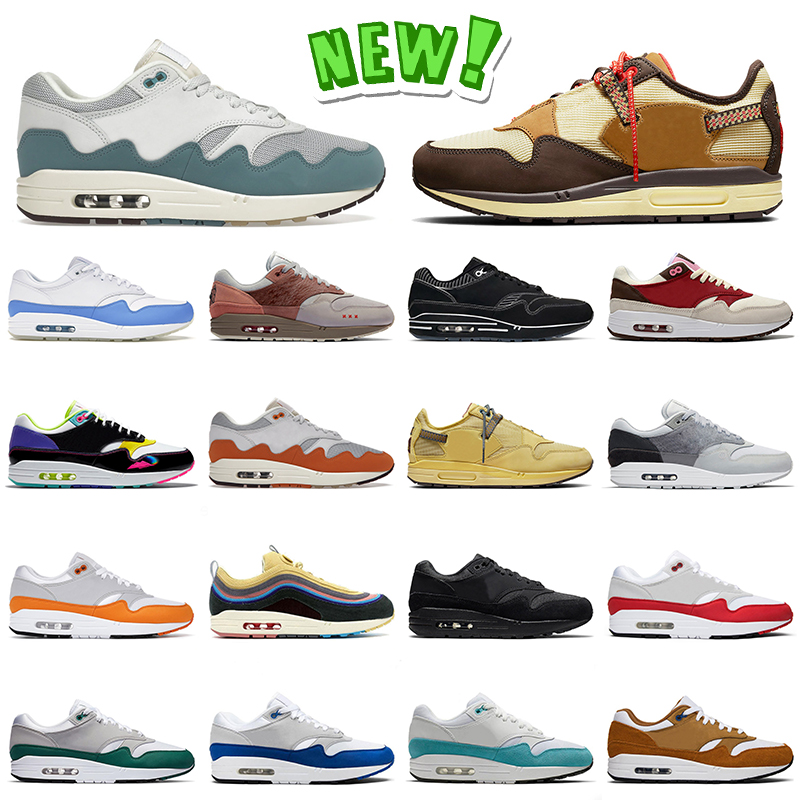 New Airmaxs 1 1s Running Shoes Cactus Jack Baroque Brown Patta Waves Noise Aqua University Blue Amsterdam Bacon London Cushion 87 Mens Women
New Airmaxs 1 1s Running Shoes Cactus Jack Baroque Brown Patta Waves Noise Aqua University Blue Amsterdam Bacon London Cushion 87 Mens Women