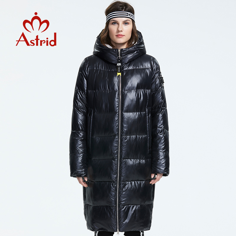 Astrid Winter new arrival down jacket women with a hood fashion style color black long winter for women AR3037 200928