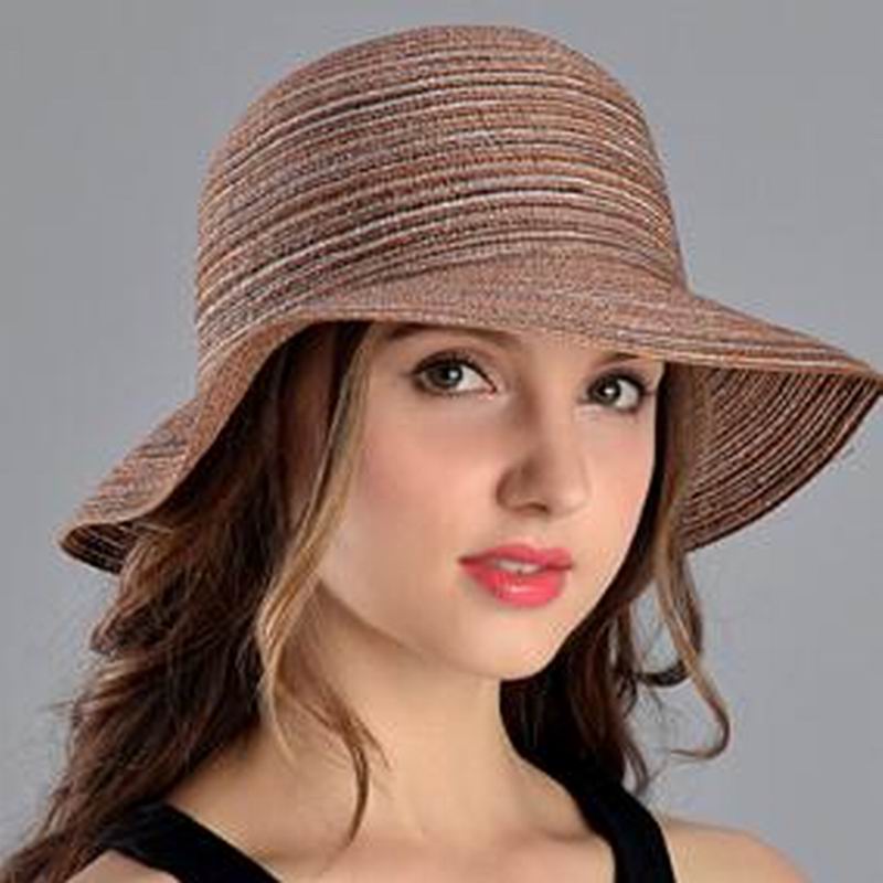 2020 Sun Hats Female Elegant Fashion Straw Hat Collapsible Butterfly Knot Women Summer Beach Sunscreen Visor Caps, Brown
2020 Sun Hats Female Elegant Fashion Straw Hat Collapsible Butterfly Knot Women Summer Beach Sunscreen Visor Caps, Brown