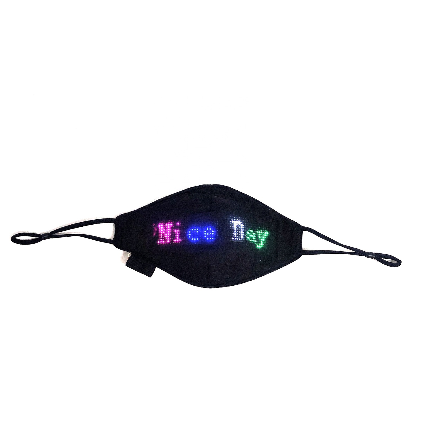 Music Party Christmas Halloween Light Up App Controlled LED Programmable Message Display Mask ACC28776056