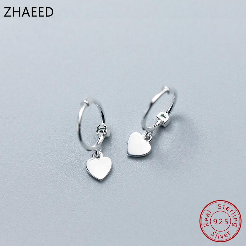 Hoop & Huggie Real 100% 925 Sterling Silver Heart Exquisite Earrings Trendy Fine Jewelry For Women Birthday Party Accessories Gift
Hoop & Huggie Real 100% 925 Sterling Silver Heart Exquisite Earrings Trendy Fine Jewelry For Women Birthday Party Accessories Gift