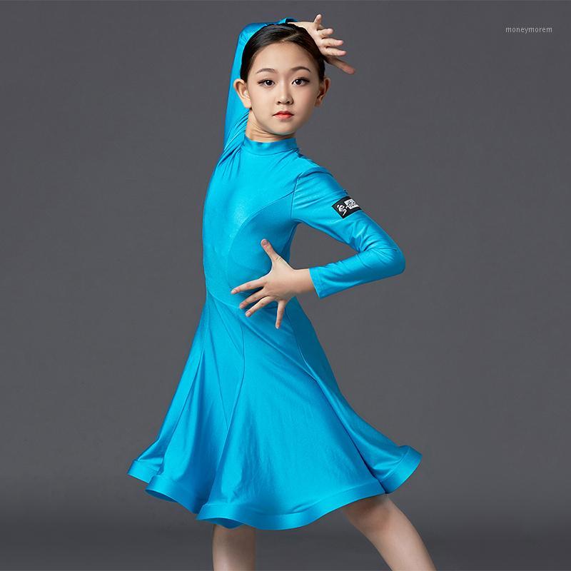 Latin Dance Dress Children Long Sleeve Rumba Cha Cha Samba Tango Performance Dancewear Girls Practice Clothing 7 Colors DN47031, As picture
Latin Dance Dress Children Long Sleeve Rumba Cha Cha Samba Tango Performance Dancewear Girls Practice Clothing 7 Colors DN47031, As picture