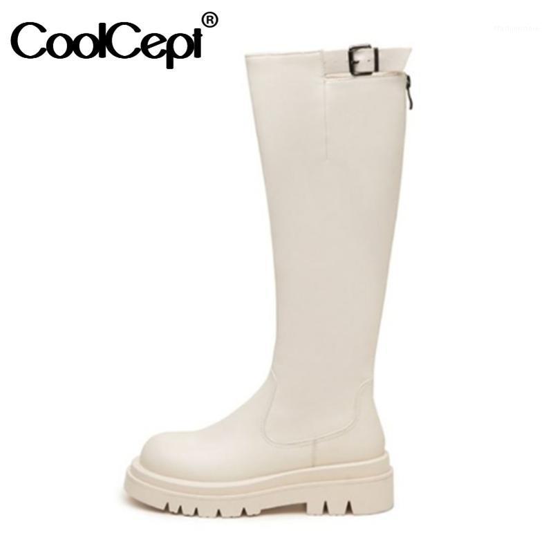 Coolcept Women Knee Boots Fashion Platform High Heel Winter Shoes Woman Warm Buckle Long Boot Office Lady Footwear Size 34-431, Black
Coolcept Women Knee Boots Fashion Platform High Heel Winter Shoes Woman Warm Buckle Long Boot Office Lady Footwear Size 34-431, Black