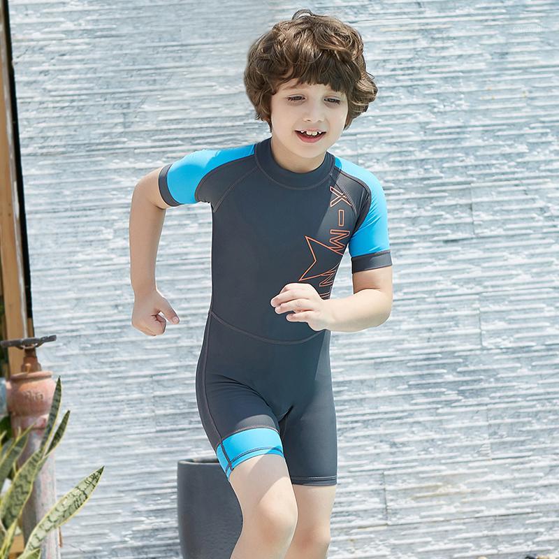 Boys Girls Diving One Piece Short Sleeves Wetsuits Children UV Protection Swimsuit Surfing Rash Guards Diving Suits1
Boys Girls Diving One Piece Short Sleeves Wetsuits Children UV Protection Swimsuit Surfing Rash Guards Diving Suits1