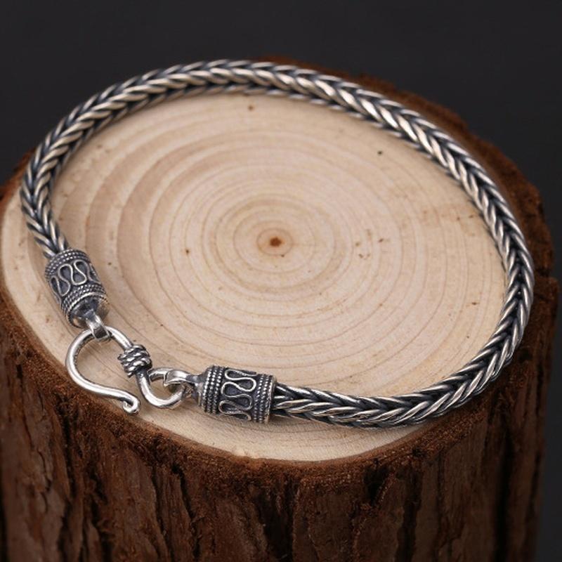 Classic Trend Punk Style Fashion Antique Twine Woven Men Pendant Sports and Leisure Bracelet Men's Boutique Jewelry
Classic Trend Punk Style Fashion Antique Twine Woven Men Pendant Sports and Leisure Bracelet Men's Boutique Jewelry