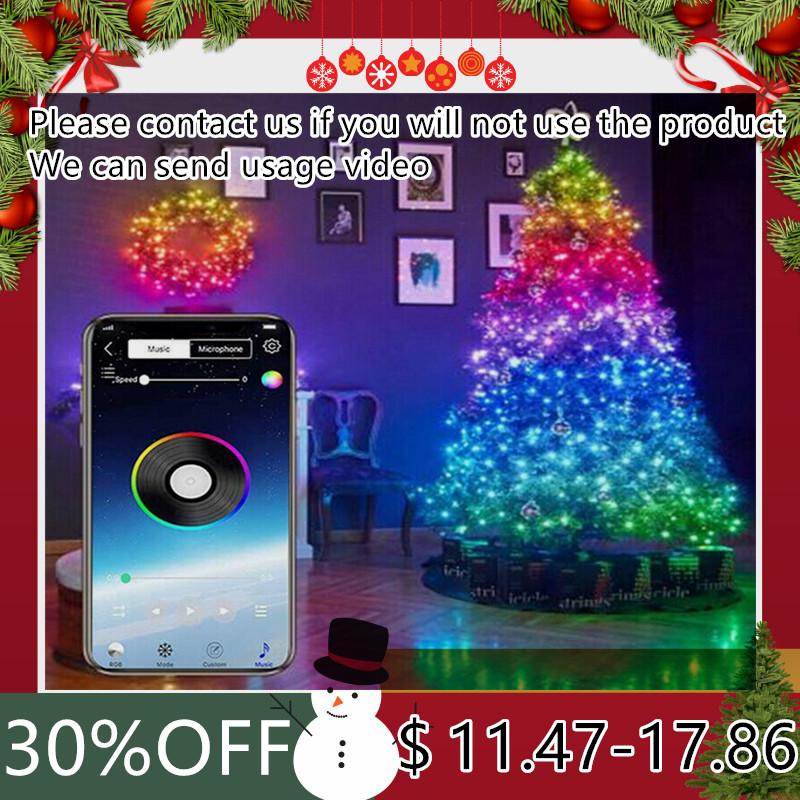 Christmas Tree Decoration Lights Custom LED String Lights App Remote Control Light For Christmas Garden Party Wedding Decor
Christmas Tree Decoration Lights Custom LED String Lights App Remote Control Light For Christmas Garden Party Wedding Decor