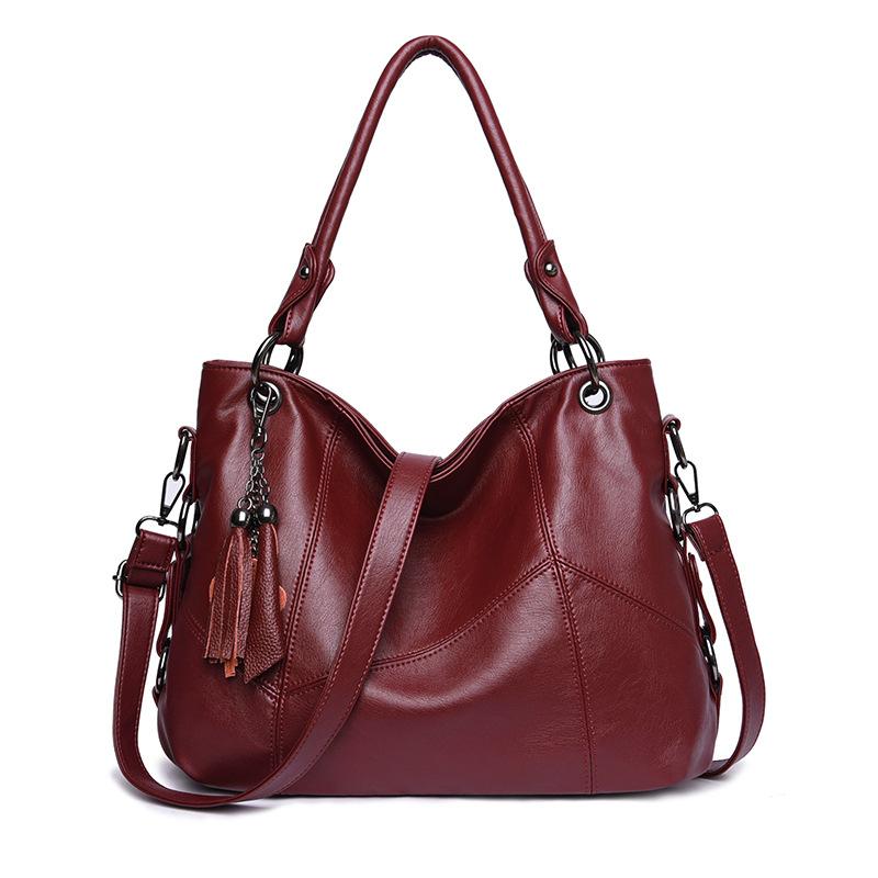 Bag female 2021 new simple and fashionable messenger bag large capacity handbag lady shoulder all-match solid color PU, A1
Bag female 2021 new simple and fashionable messenger bag large capacity handbag lady shoulder all-match solid color PU, A1