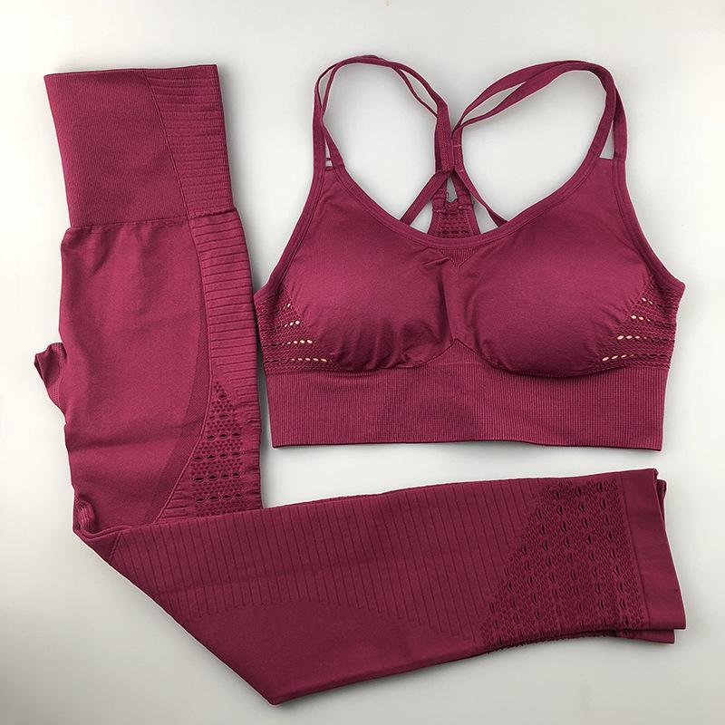Yoga set 2 pieces women' track and field gymnastics sportswear running fitness breathable bra quick-drying stretch yoga pants1, Black
Yoga set 2 pieces women' track and field gymnastics sportswear running fitness breathable bra quick-drying stretch yoga pants1, Black