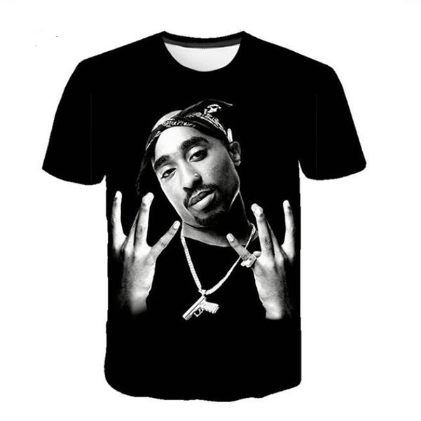 New Hot Sale Harajuku Style Rap Star 2Pac Tupac 3D Print T-shirt Men/Women' Fashion Casual T-shirt, Multi
New Hot Sale Harajuku Style Rap Star 2Pac Tupac 3D Print T-shirt Men/Women' Fashion Casual T-shirt, Multi