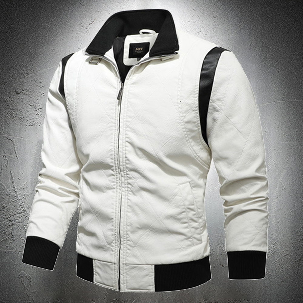 2021 New Autumn and Spring White Jacket Stand Collar Slim Fit Korean Style Clothing Men Pu Leather Coat CYXG, No hood black
2021 New Autumn and Spring White Jacket Stand Collar Slim Fit Korean Style Clothing Men Pu Leather Coat CYXG, No hood black