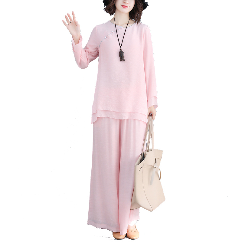 New Spring Autumn Women's clothes sweatsuits for women Suits sets Full sleeve Tops + Long Pants Elastic Waist Casual 2pcs sets 201120