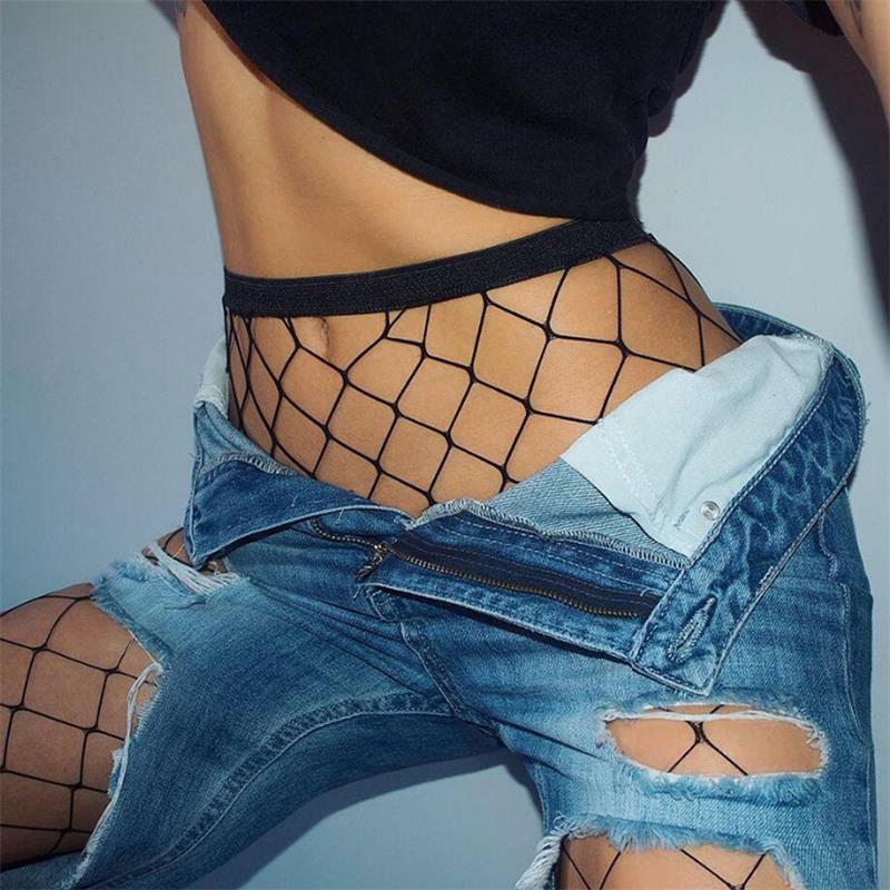 Socks & Hosiery Women's Hollow Net Body Stockings Sexy Pantyhose Black White Red Tights Fishnet Nightclub Party Women Underwear