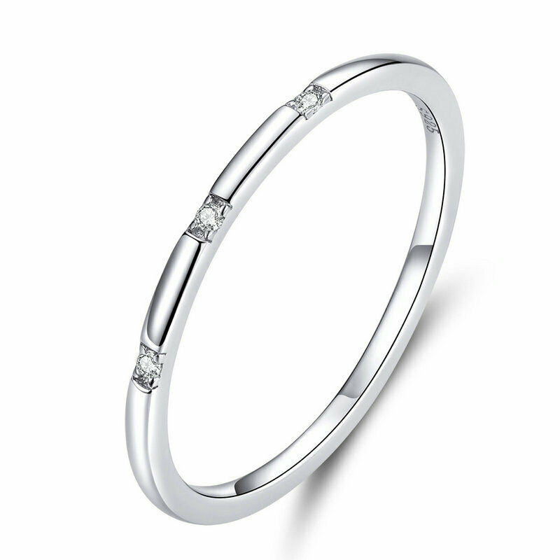 European Women Girls 925 Sterling Silver Simple Stackable small CZ Finger Rings Size6-8
European Women Girls 925 Sterling Silver Simple Stackable small CZ Finger Rings Size6-8