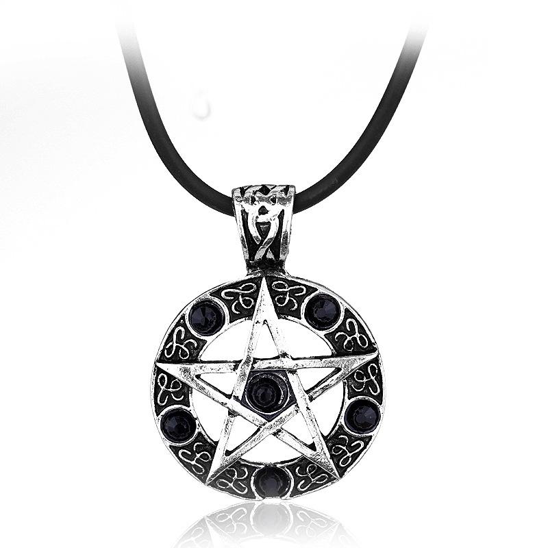 Chains Supernatural Necklace Pentagram Wicca Pagan Dean Winchester Pendant Vintage Gothic Woman Men Jewelry Gift
Chains Supernatural Necklace Pentagram Wicca Pagan Dean Winchester Pendant Vintage Gothic Woman Men Jewelry Gift